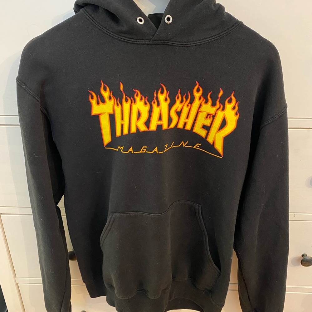Thrasher Black Hoodie